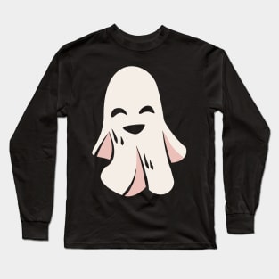 smiley Halloween ghost Long Sleeve T-Shirt